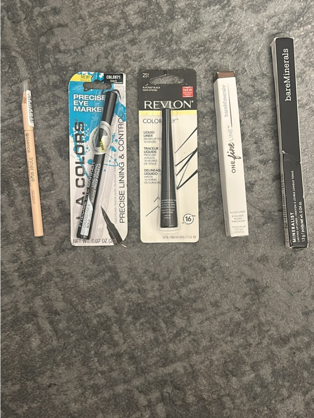 NIB bareMinerals, Essence, revlon, La colors makeup